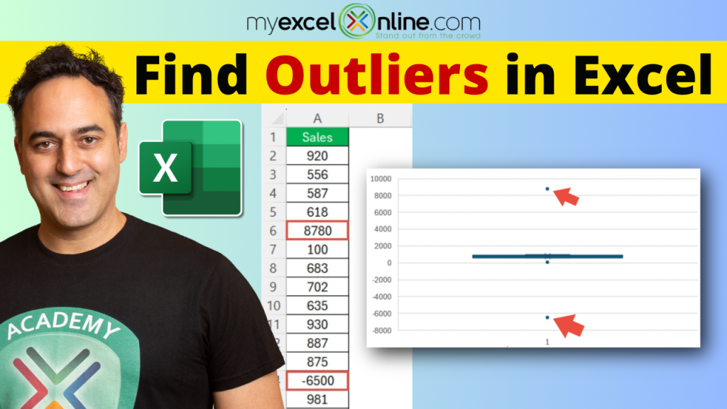 How to find outliers in excel