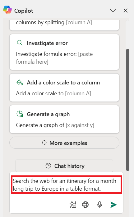 Search and Import Data with Copilot