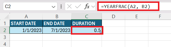 How to Use Duration Formula in Excel | MyExcelOnline