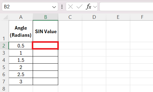 SIN Function