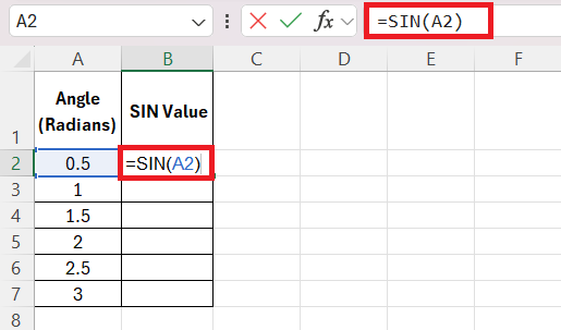 SIN Function