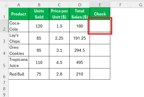 Contains in Excel