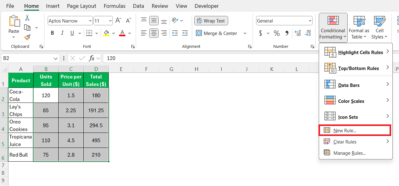 Contains in Excel