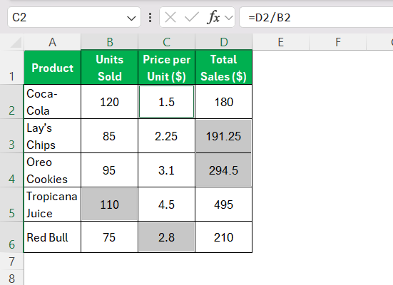 Contains in Excel