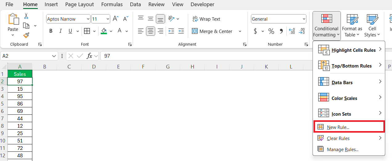 Multiple Conditions in Conditional Formatting