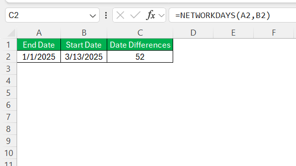 Subtract a Date
