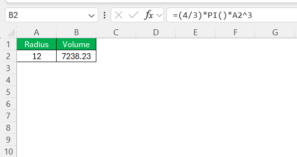 Volume of a Sphere