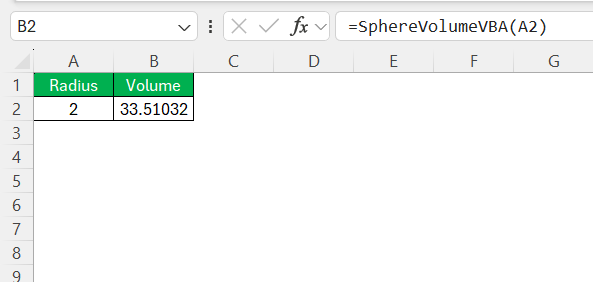 Volume of a Sphere
