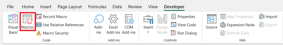 Edit Data Table in Excel