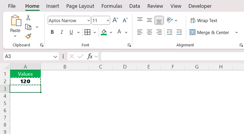 Paste Shortcut