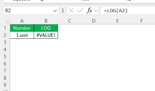 Excel LOG Function