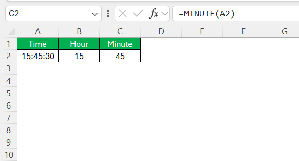 Time Formula