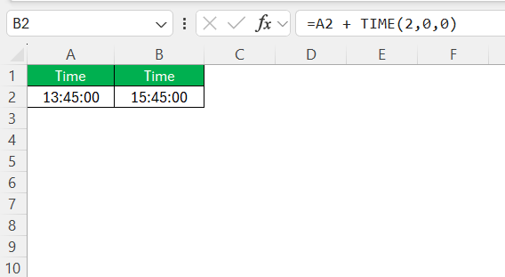 Time Formula