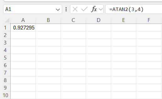 ATAN2 Function