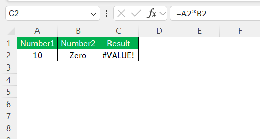 Define Formula in Excel