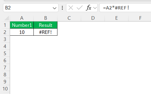 Define Formula in Excel
