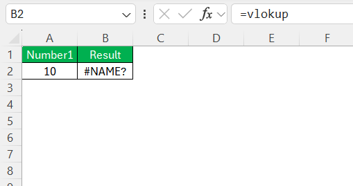 Define Formula in Excel