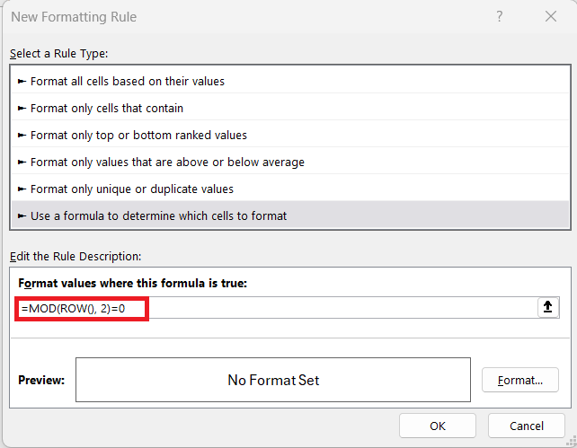 Excel Rows Function
