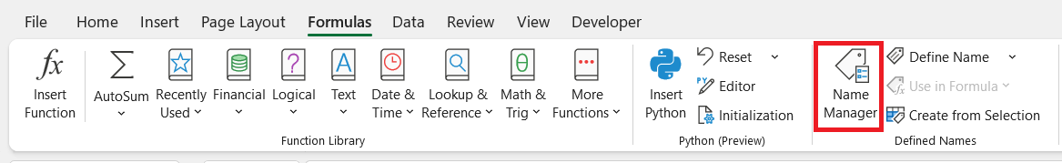 Excel Rows Function