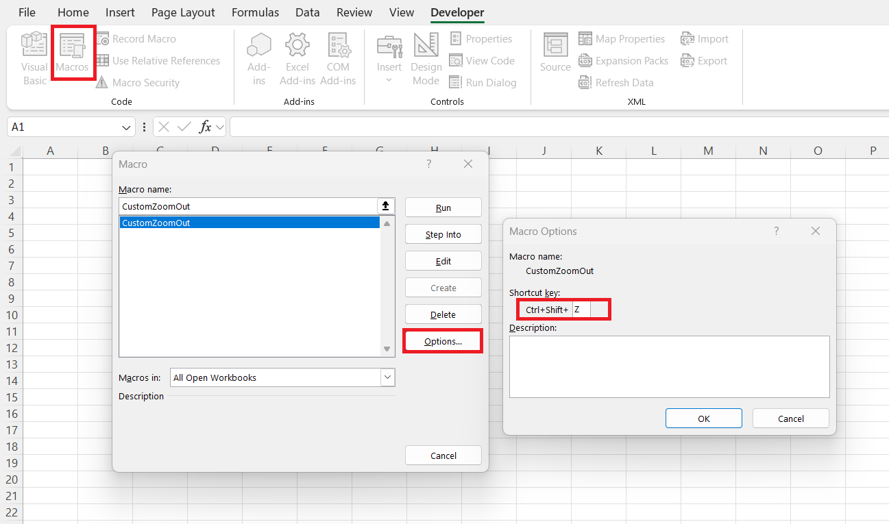 How to Zoom Out in Excel