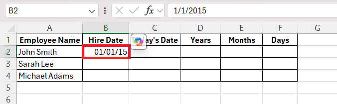Time in Between Two Dates