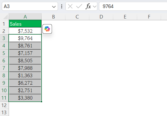 Copy Formatting in Excel