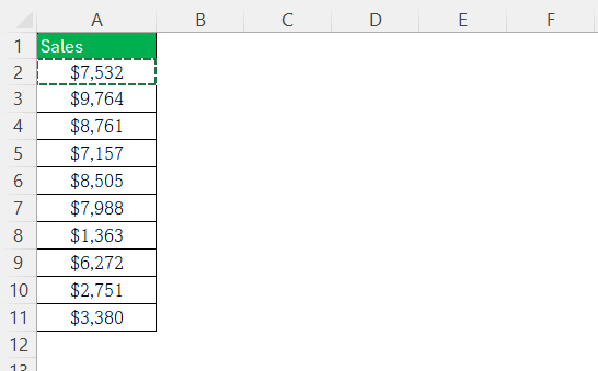 Copy Formatting in Excel
