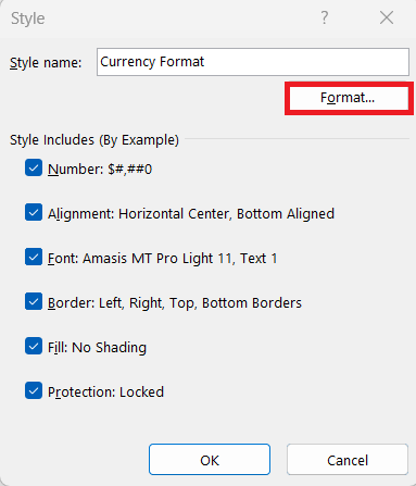 Copy Formatting in Excel