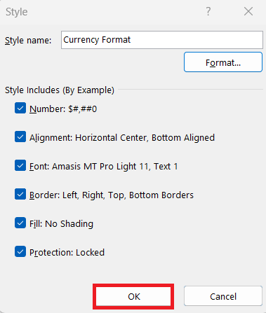 Copy Formatting in Excel