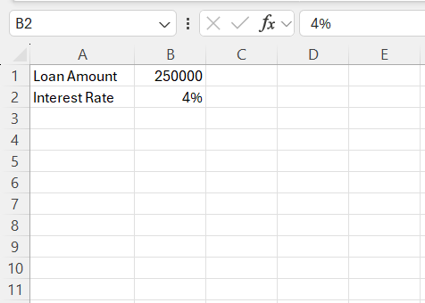 Mortgage Formula