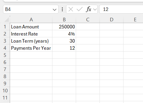 Mortgage Formula