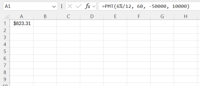 Mortgage Formula