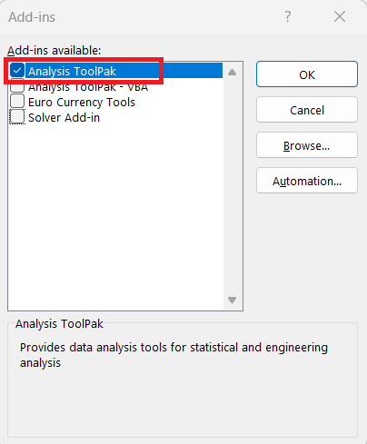 How to Find correlation coefficient in Excel