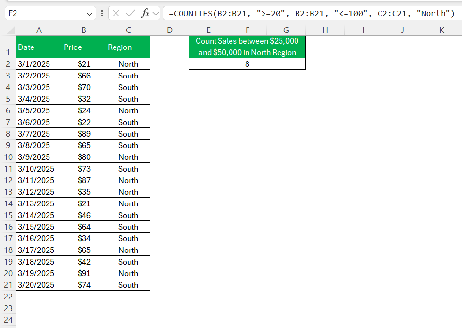 Count Between Two Numbers