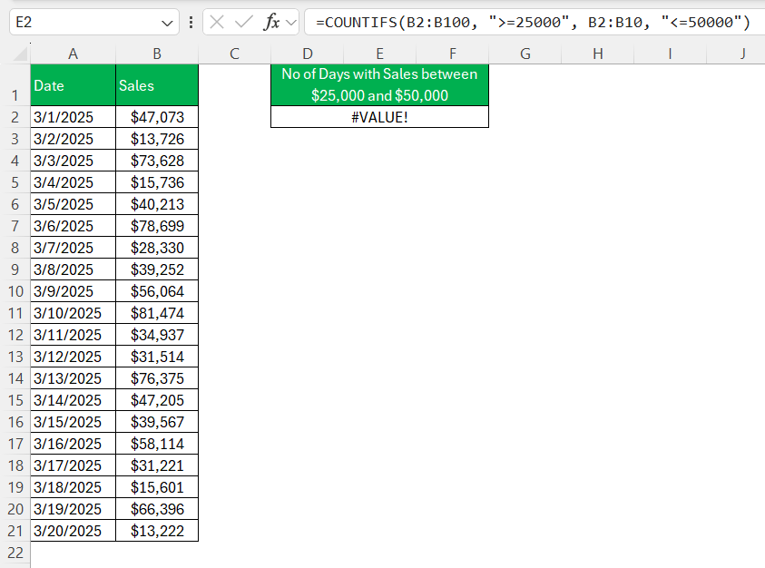 Count Between Two Numbers