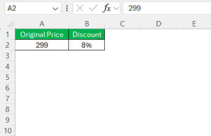 Excel Discount Calculator - Step by Step Formula Guide | MyExcelOnline