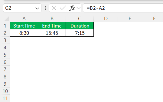 Time Duration Calculator