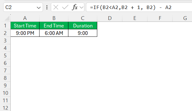 Time Duration Calculator