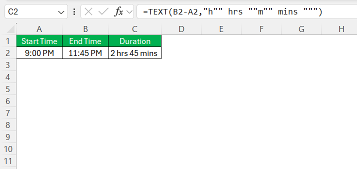 Time Duration Calculator