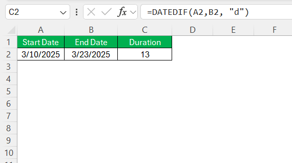 Time Duration Calculator
