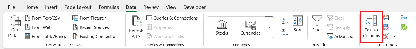 Sort by Last Name in Excel