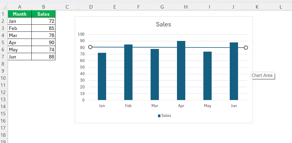 Add Line to Excel Graph