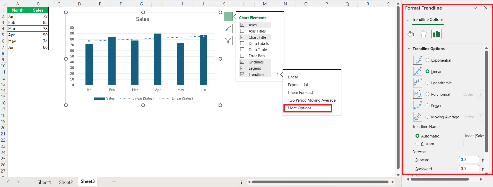 Add Line to Excel Graph