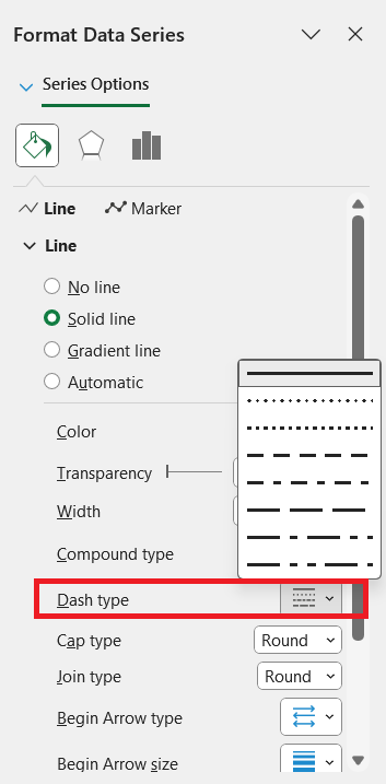 Add Line to Excel Graph