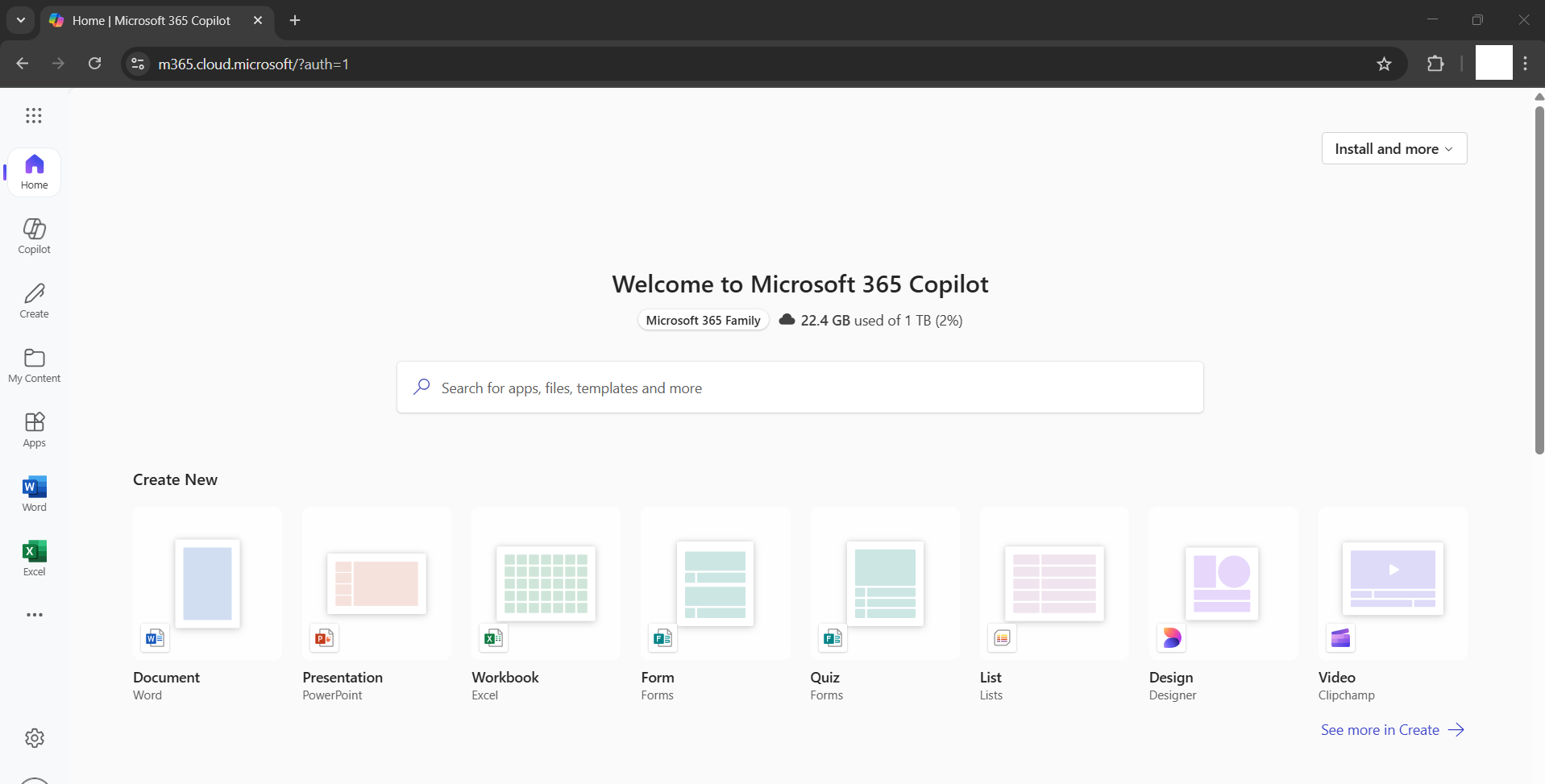 Excel for the Web