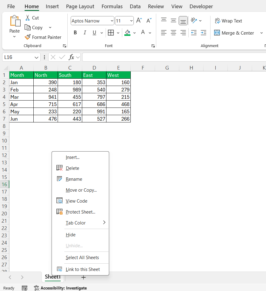 All Delete in Excel