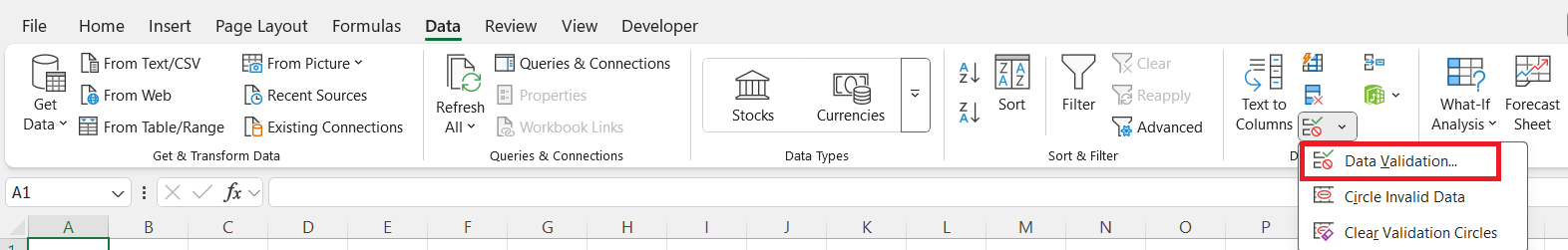 All Delete in Excel