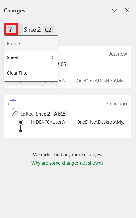 Excel History