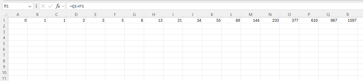 Fibonacci Sequence Formula