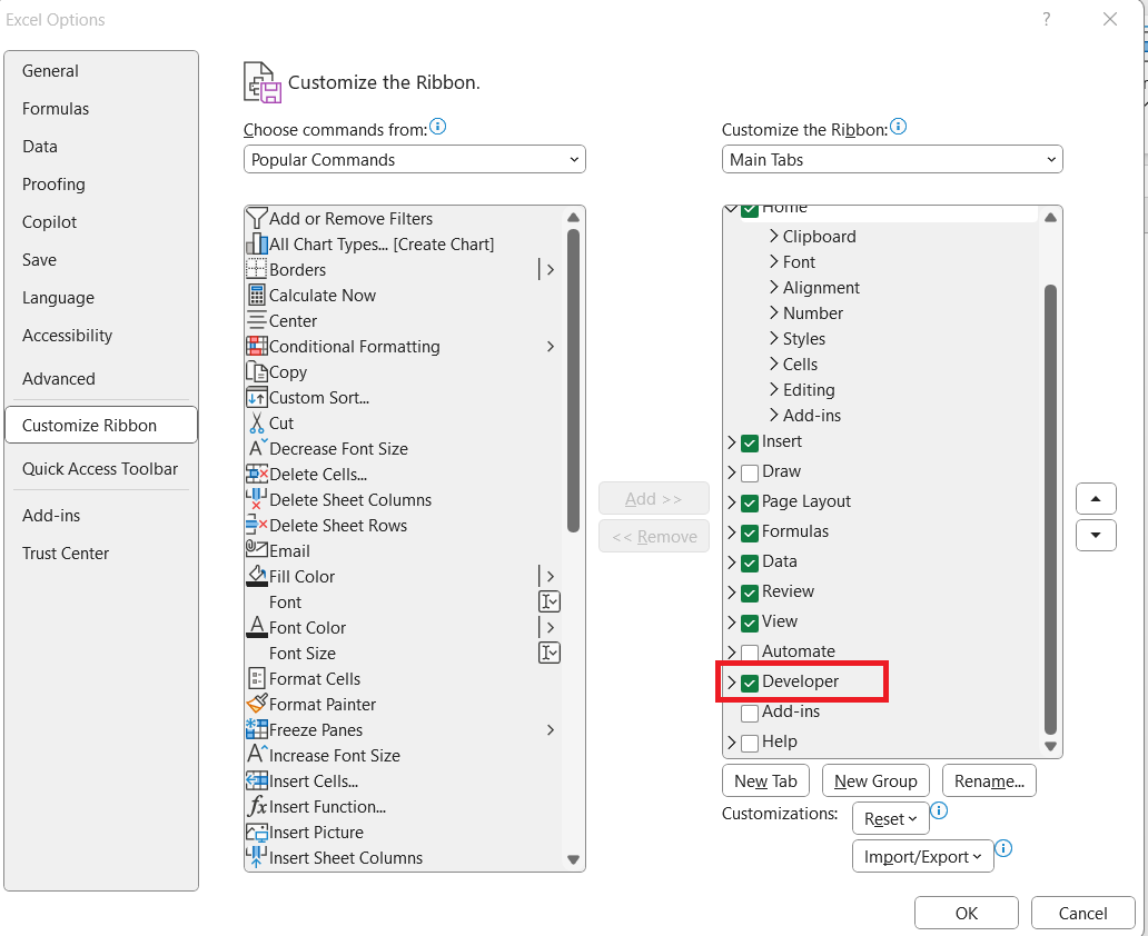 Inches to MM in Excel